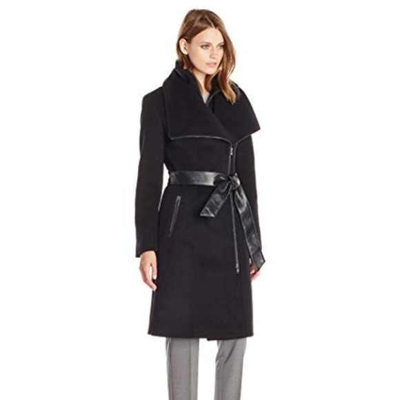 mackage asymmetrical coat